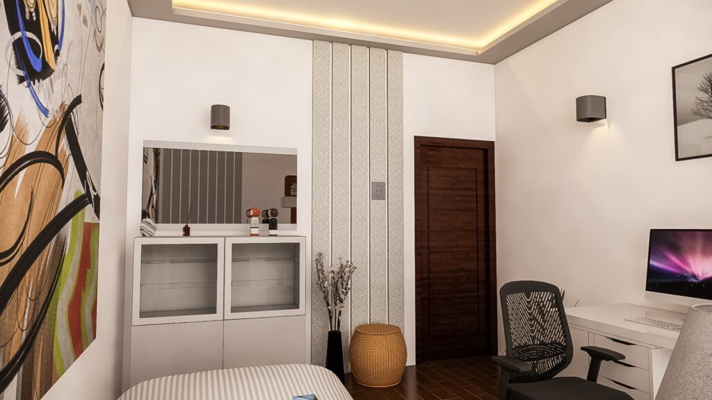 Office-Bedroom Design - 3D Desing Office-Bedroom Design
