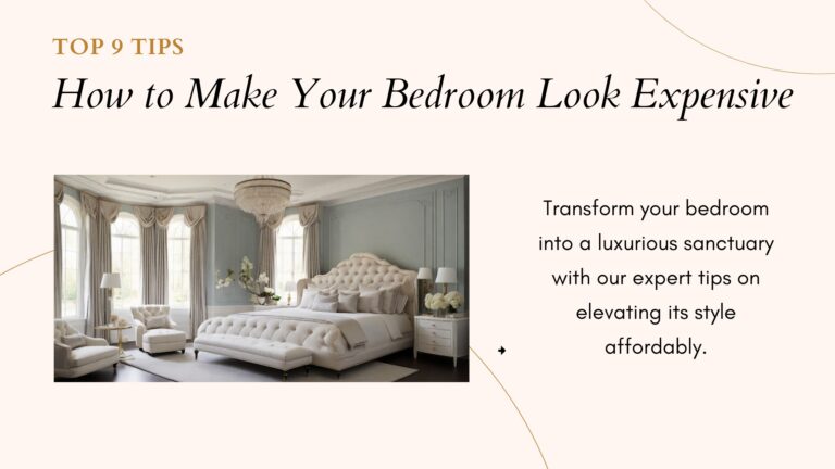 How to Make Your Bedroom Look Expensive