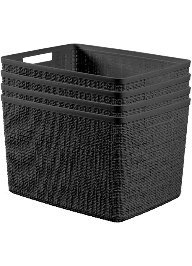 Curver Jute Decorative Plastic Storage