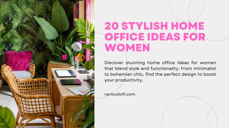 Home Office Ideas for Women