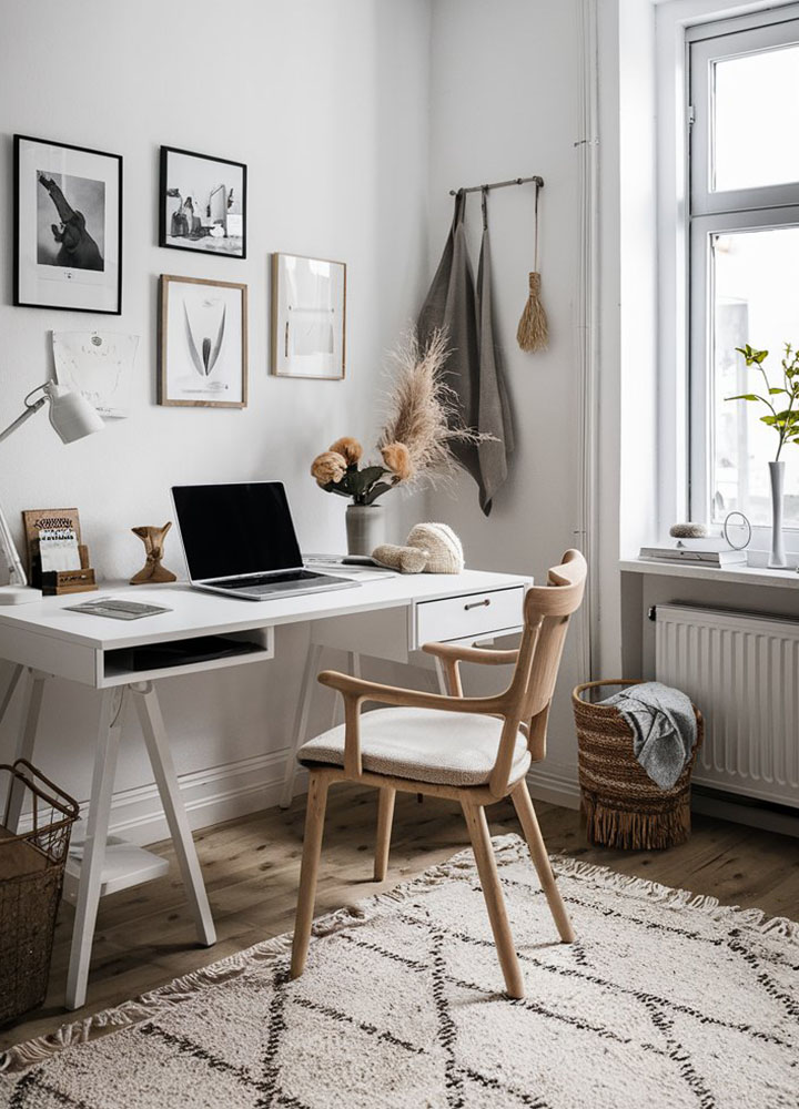 20 Stylish Home Office Ideas for Women - Various Loft