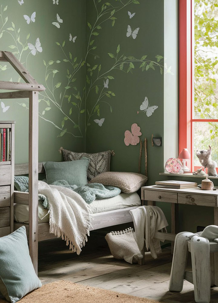 Butterfly-Themed Rooms for Kids