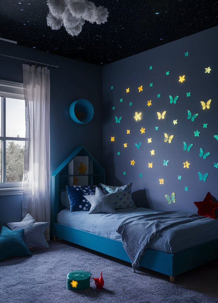 Butterfly-Themed Rooms for Kids