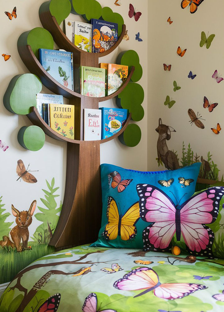 Butterfly-Themed Rooms for Kids