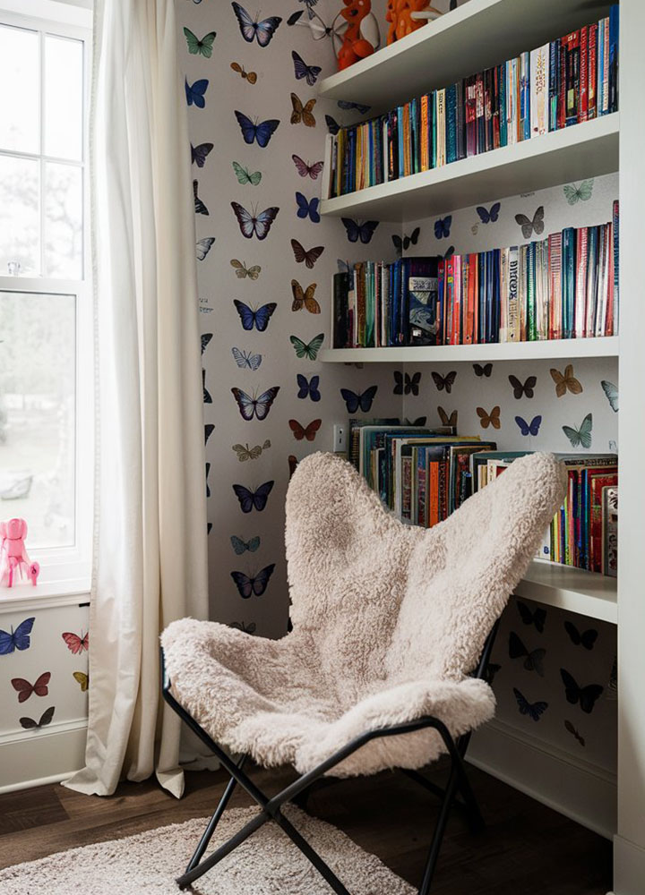 Butterfly-Themed Rooms for Kids