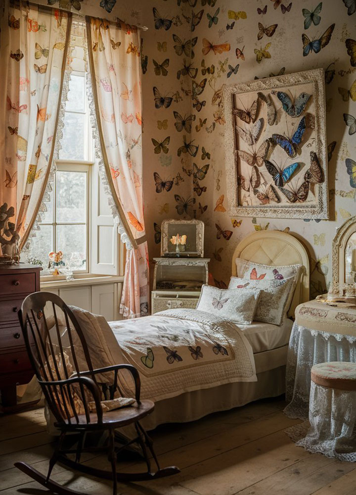 Butterfly-Themed Rooms for Kids