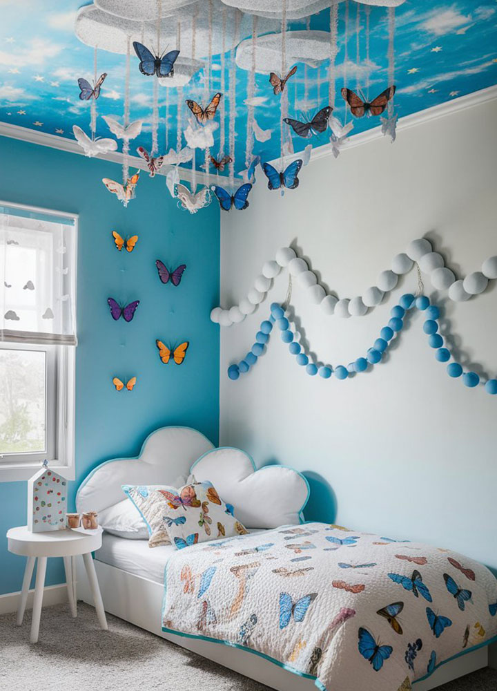 Butterfly-Themed Rooms for Kids