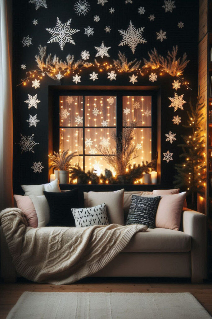 Black and White Christmas Decor