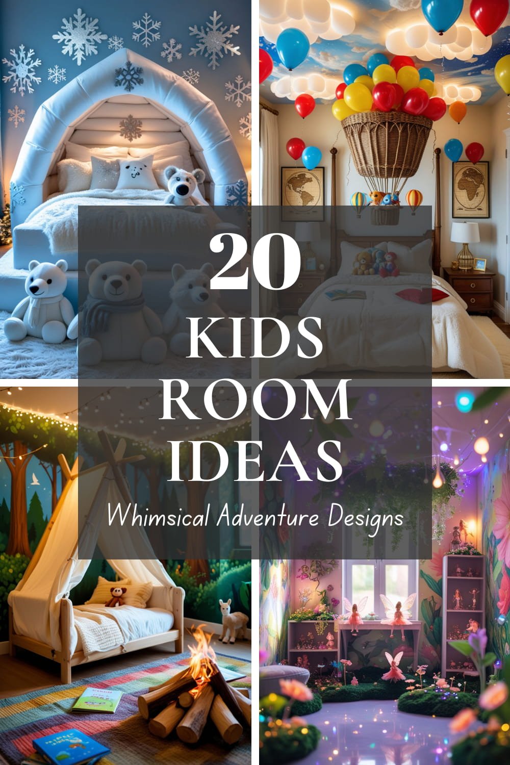 20 Best Whimsical Adventure Designs For A Kids Room - Various Loft