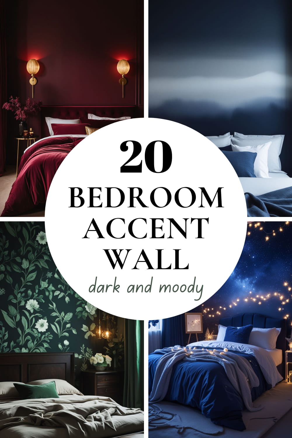 20 Moody Bedroom Accent Wall Ideas You’ll Love - Various Loft