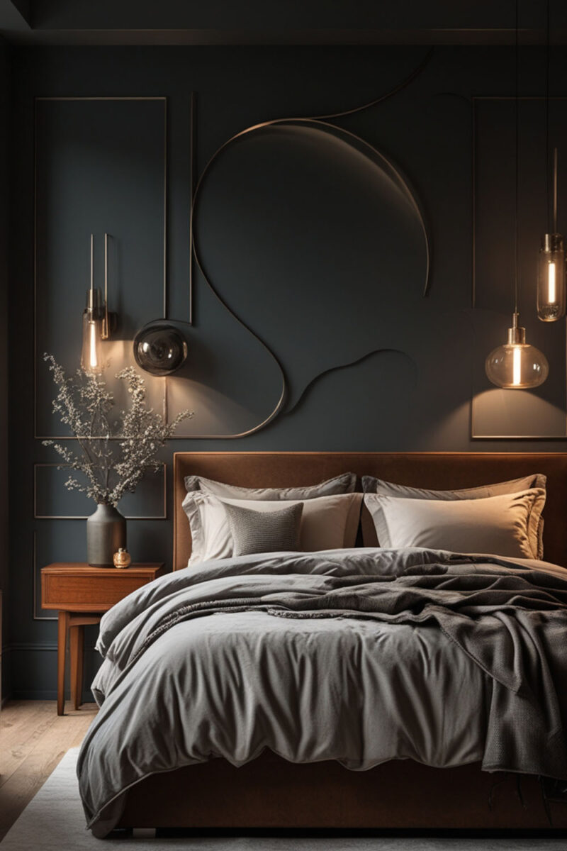 20 Moody Bedroom Accent Wall Ideas You’ll Love - Various Loft
