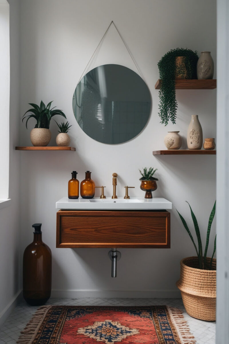 The Best Cozy Bohemian Bathroom Ideas for Your Home - Various Loft