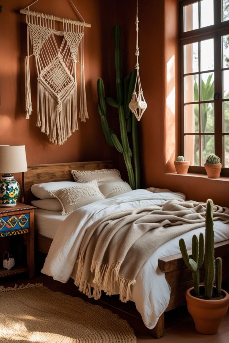 20 Simple Mexican Bedroom Ideas for a Cozy Retreat - Various Loft
