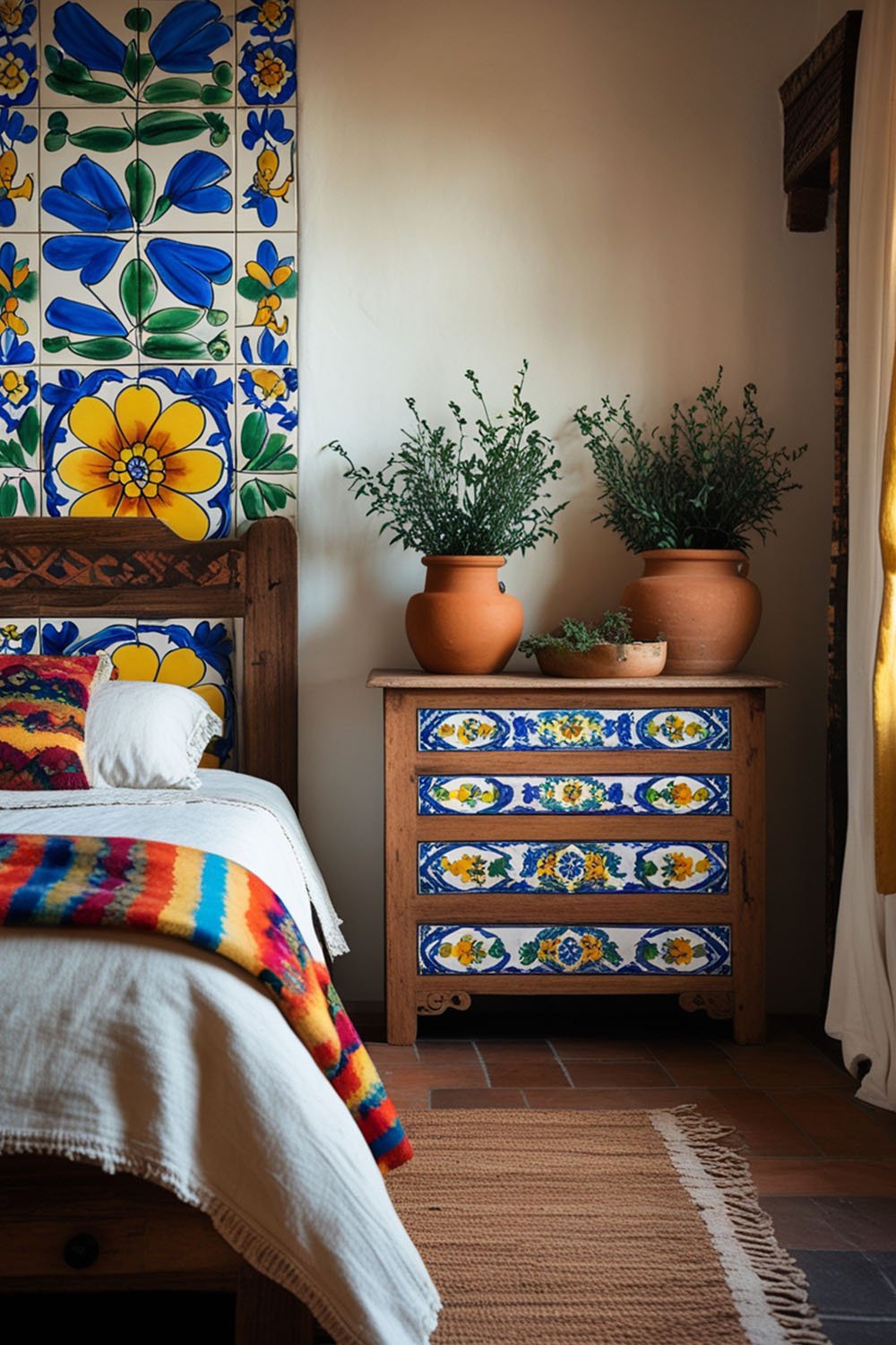 20 Simple Mexican Bedroom Ideas for a Cozy Retreat - Various Loft