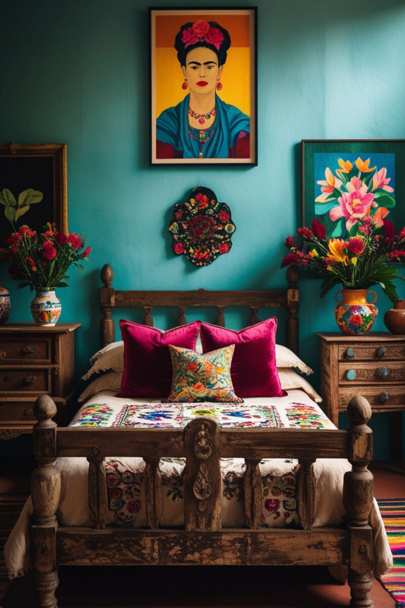 20 Simple Mexican Bedroom Ideas for a Cozy Retreat - Various Loft