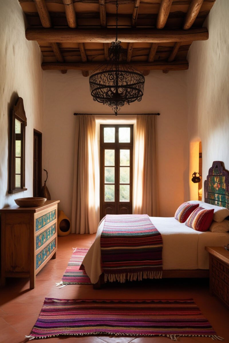 20 Simple Mexican Bedroom Ideas for a Cozy Retreat - Various Loft