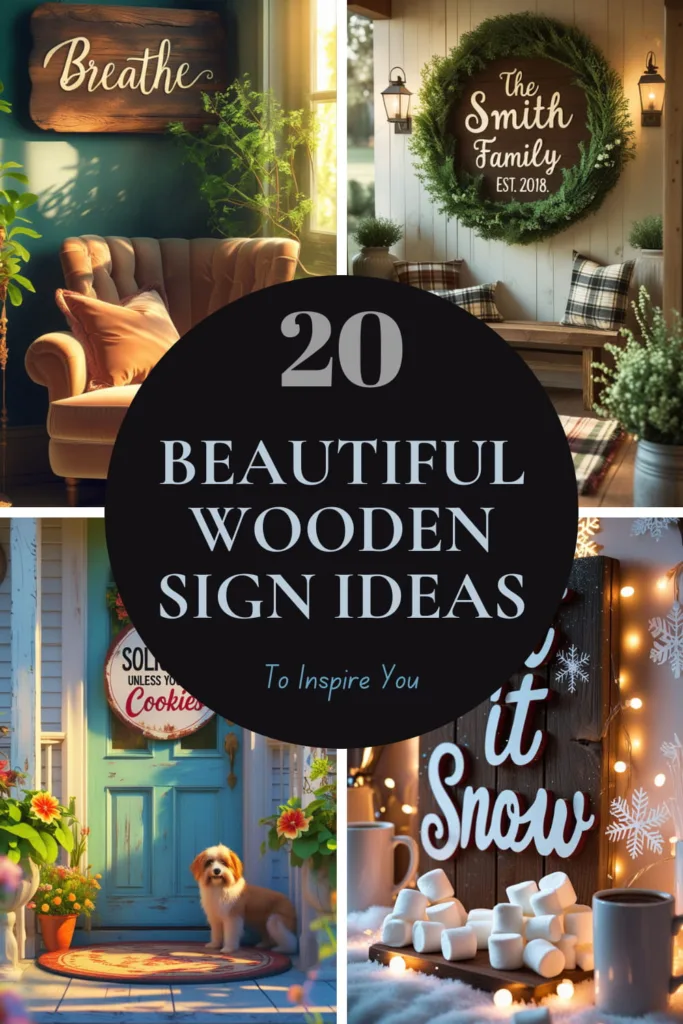 wooden sign ideas