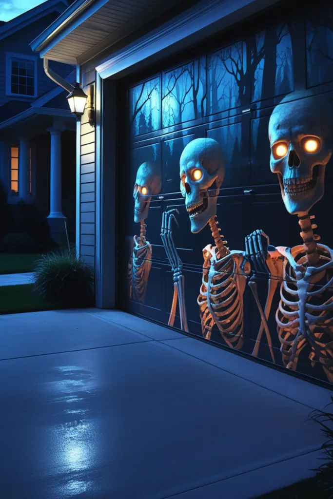 outdoor Halloween decor