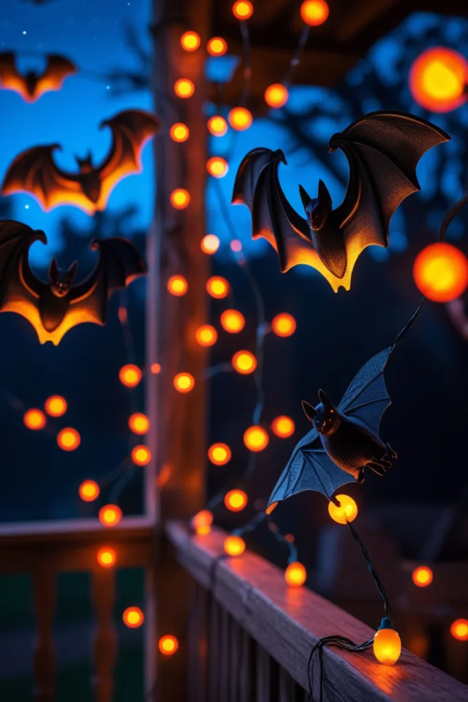 outdoor Halloween decor