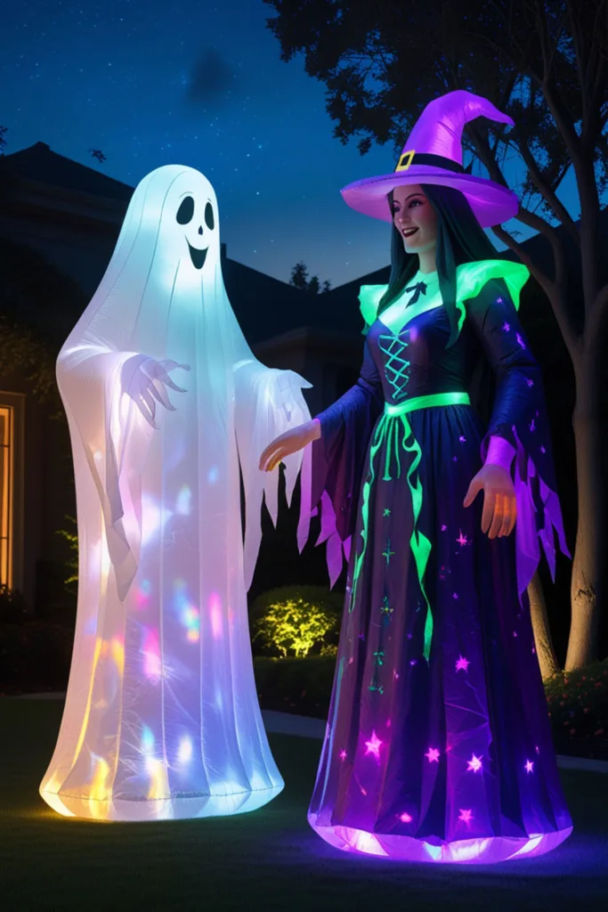 outdoor Halloween decor