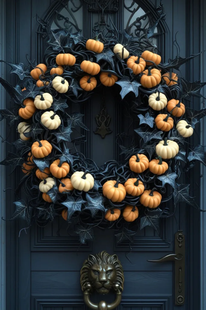 outdoor Halloween decor