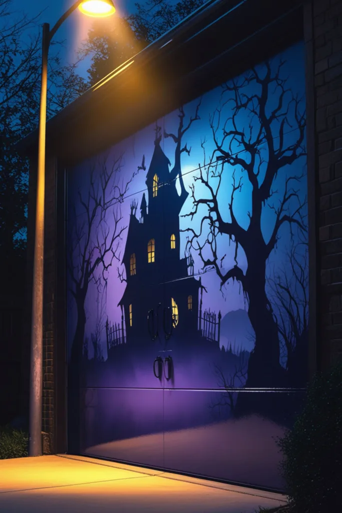 outdoor Halloween decor