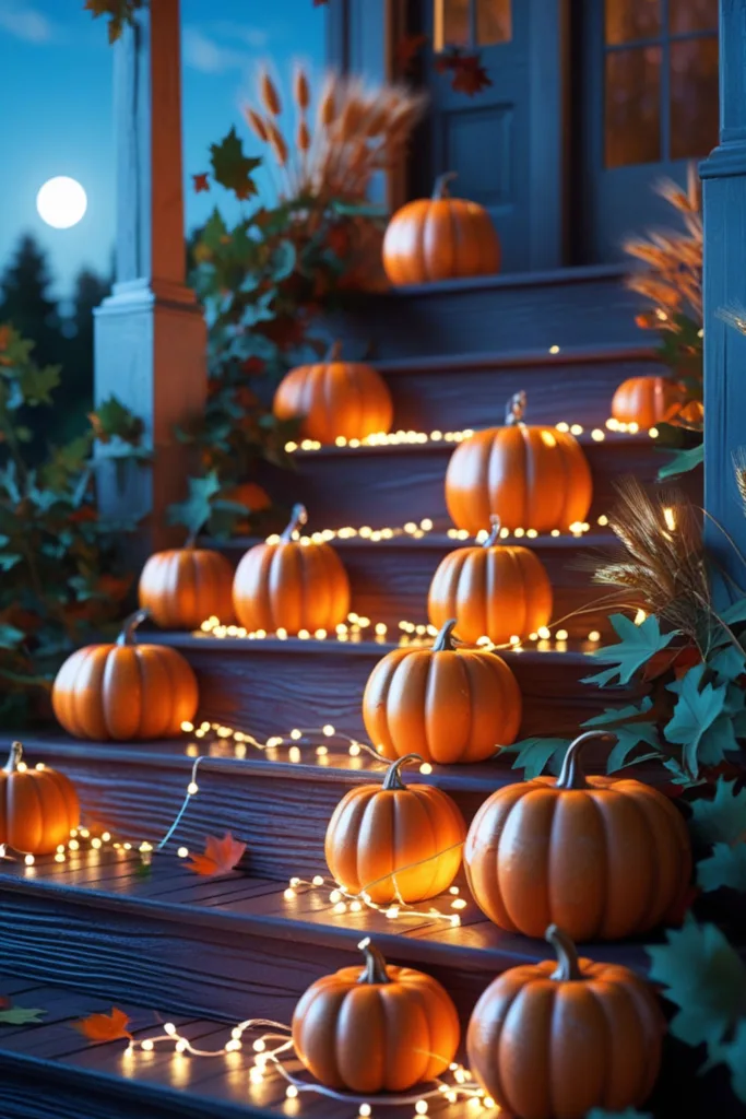 outdoor Halloween decor