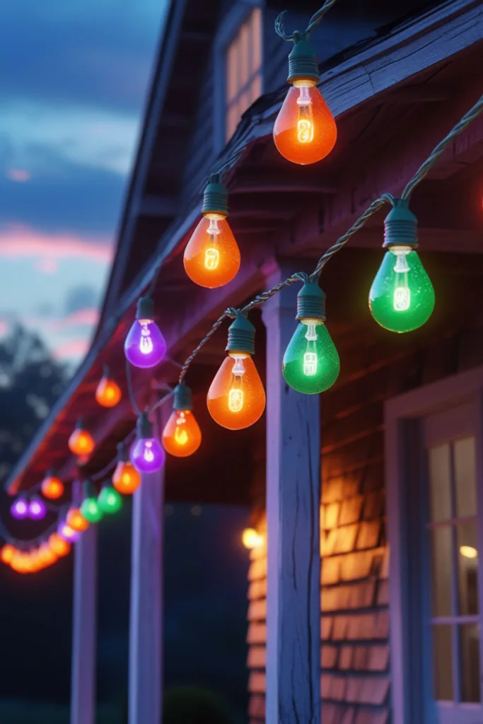 outdoor Halloween decor