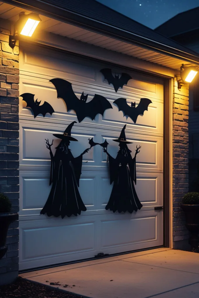 outdoor Halloween decor