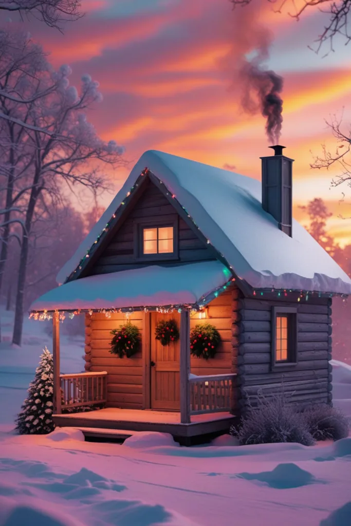 small aesthetic cabin