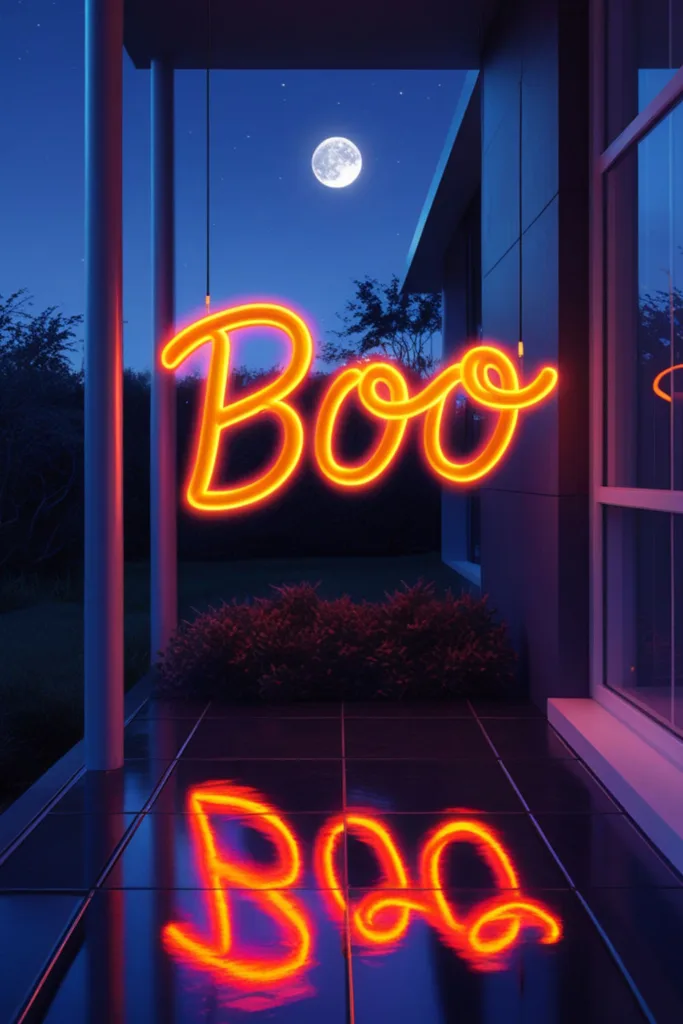 outdoor Halloween decor
