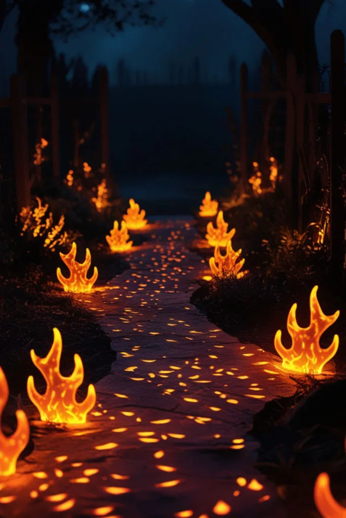 outdoor Halloween decor
