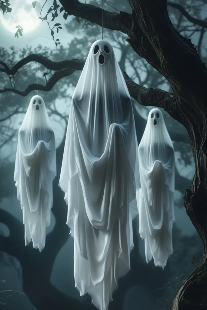 outdoor Halloween decor