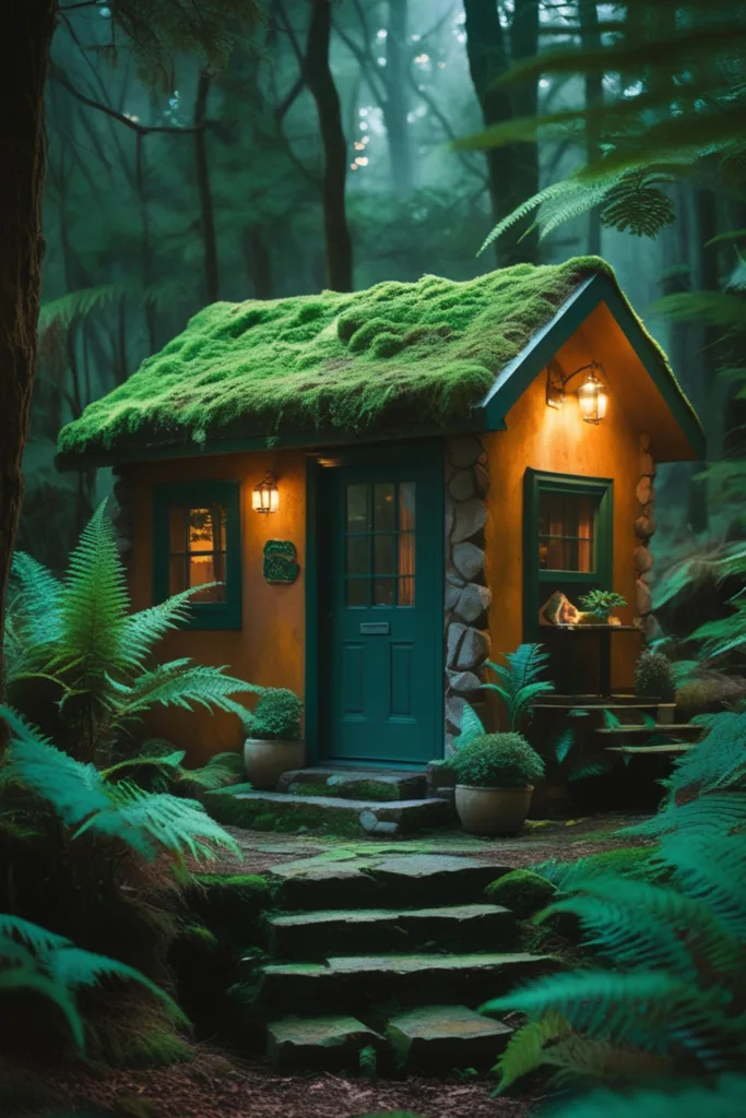 small aesthetic cabin