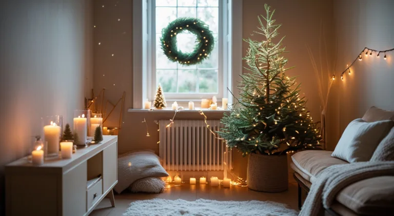 small living room for Christmas