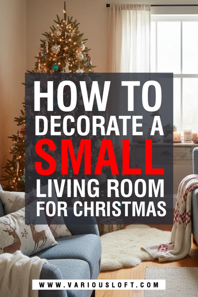 small living room for Christmas