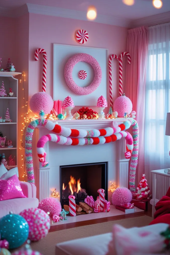 Christmas fireplace decor ideas