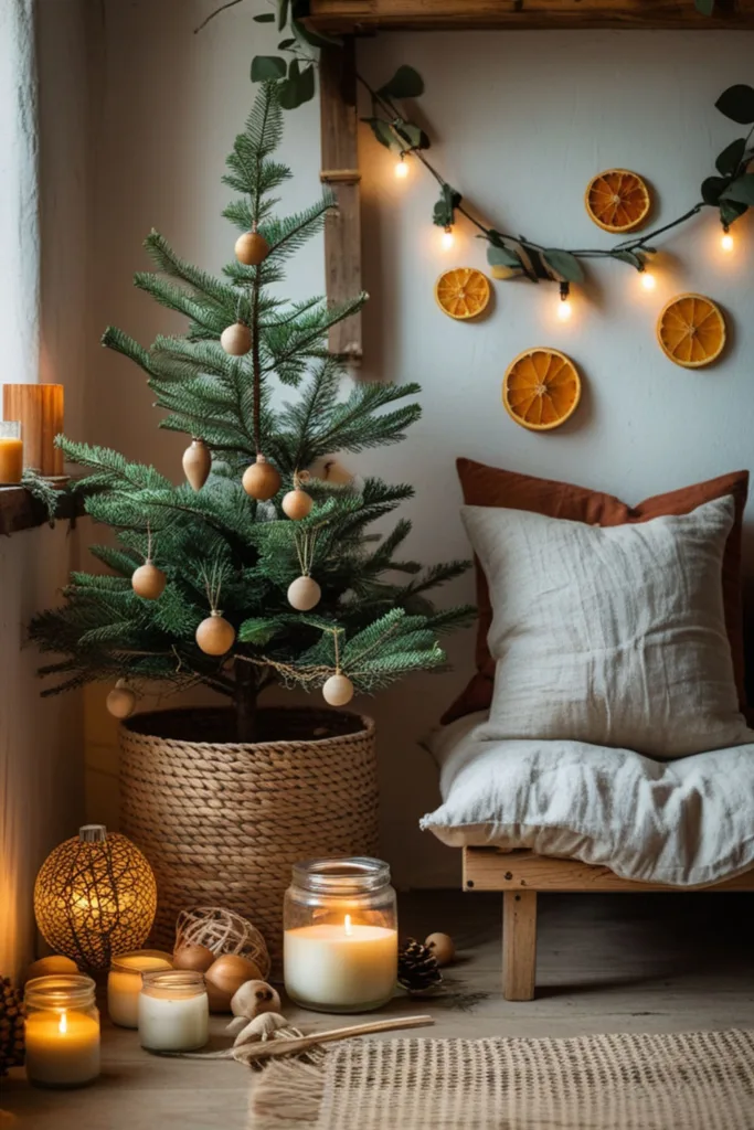 small living room for Christmas