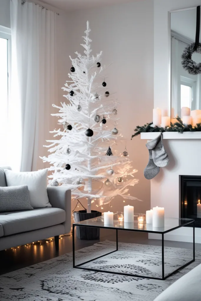 small living room for Christmas