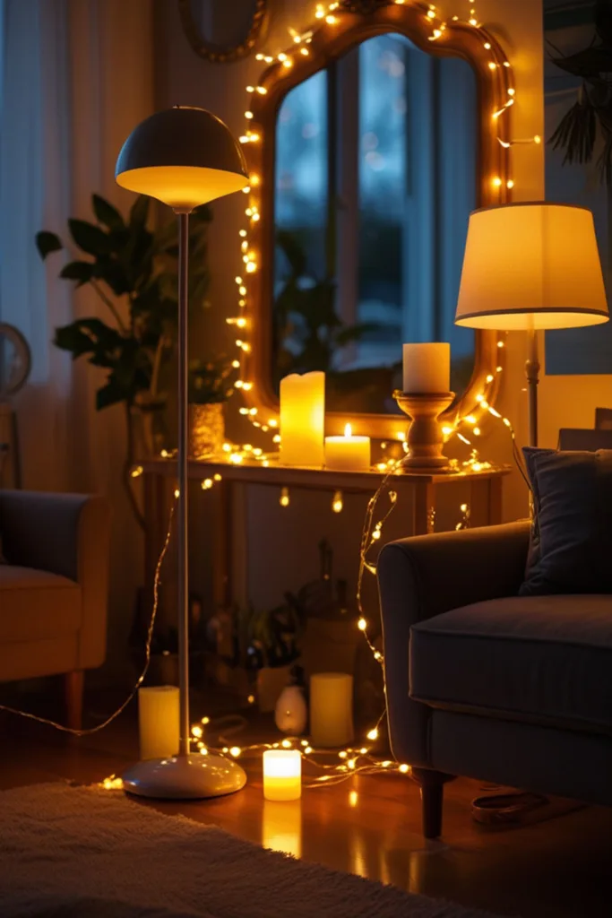 small living room for Christmas