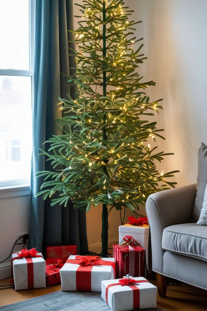 small living room for Christmas