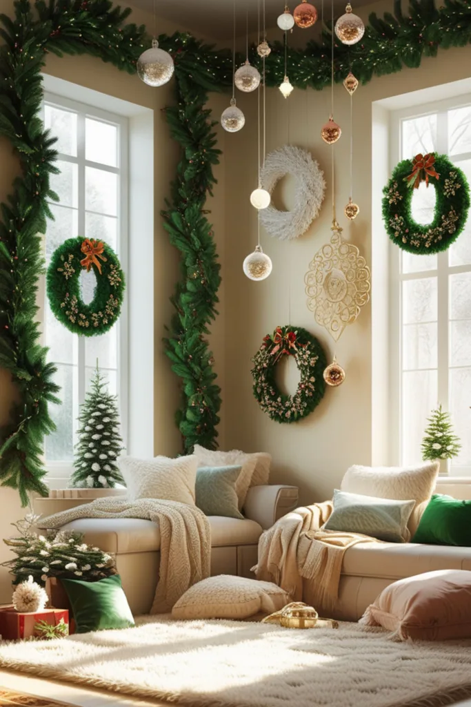 small living room for Christmas