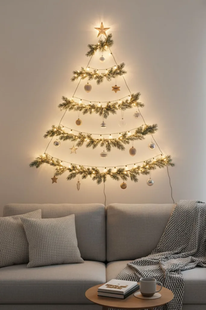 small living room for Christmas