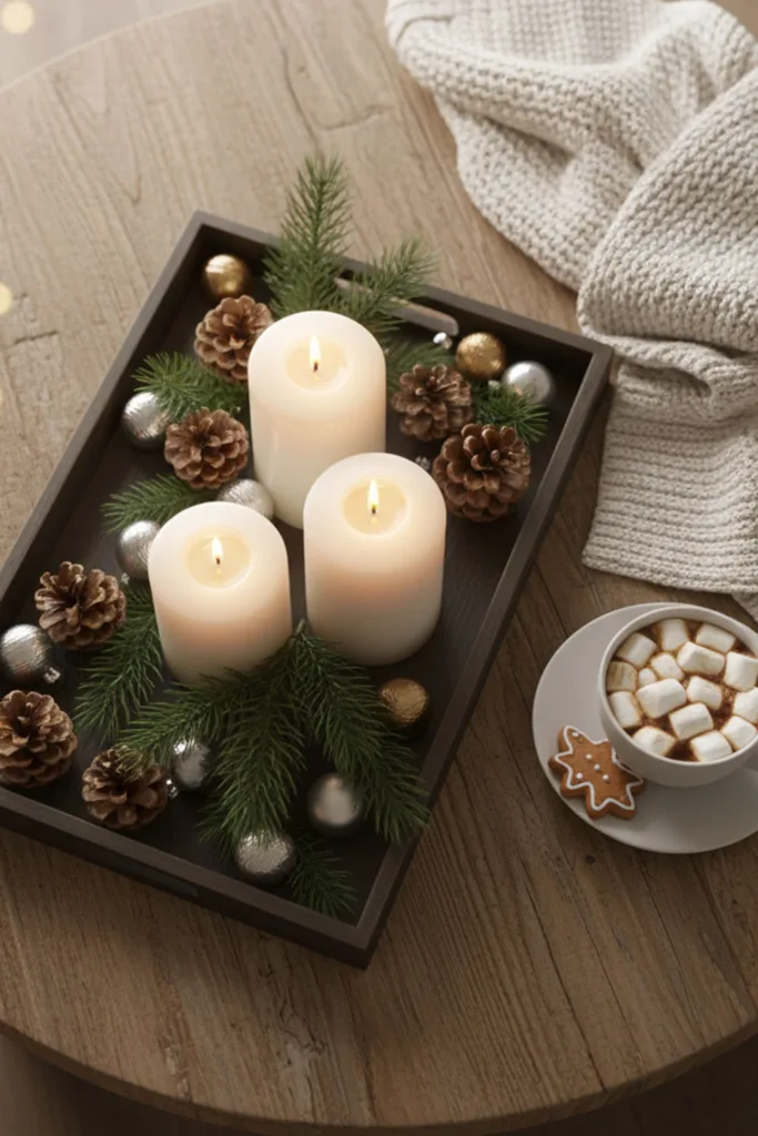 small living room for Christmas