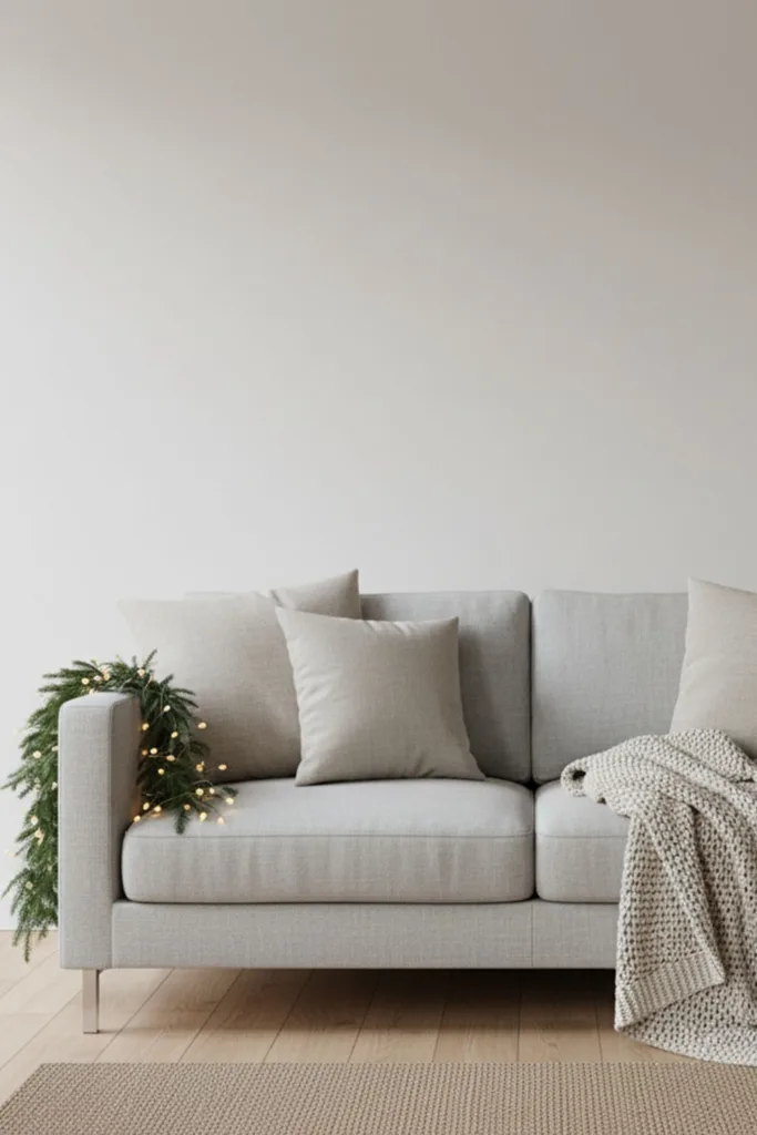 small living room for Christmas