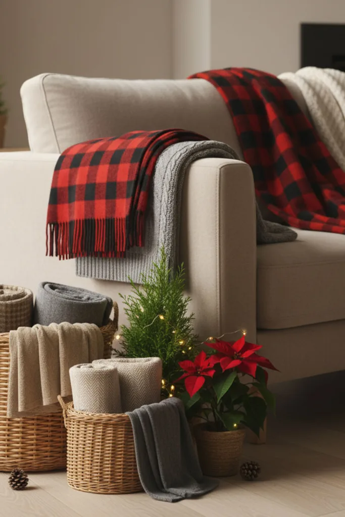 small living room for Christmas