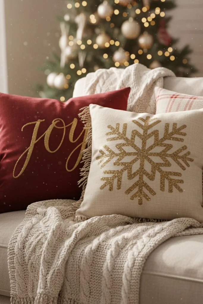 small living room for Christmas