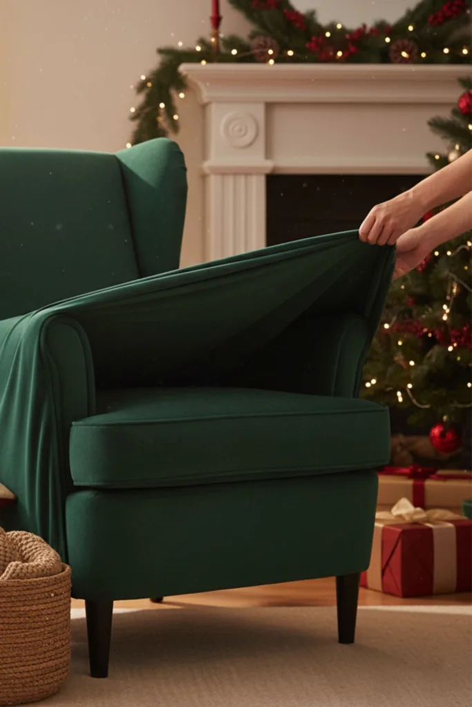 small living room for Christmas