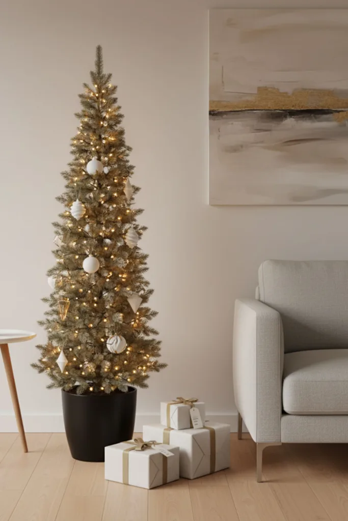 small living room for Christmas
