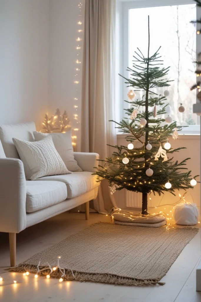 small living room for Christmas